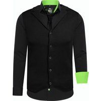 Herren 3-teiliges Hemd Weste Krawatte Set