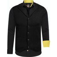 Herren 3-teiliges Hemd Weste Krawatte Set