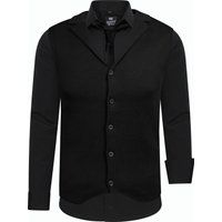 Herren 3-teiliges Hemd Weste Krawatte Set