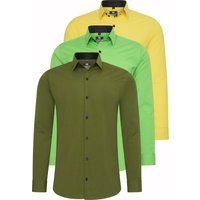 Slim Fit Business Hemden Set