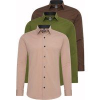Slim Fit Business Hemden Set