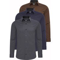 Slim Fit Business Hemden Set