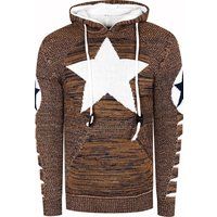 Strickpullover mit Stern-Grafik