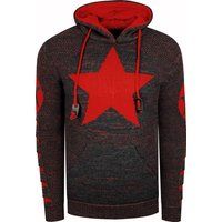 Strickpullover mit Stern-Grafik