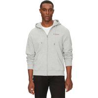 Herren Zip-Up Baumwollmischung Kapuzenpullover