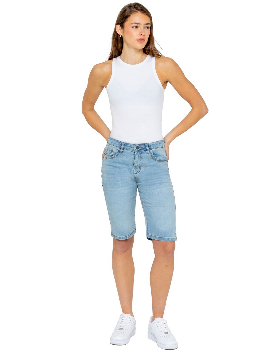 Denim Bermuda Shorts für Damen