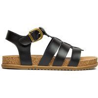 Riemchen-Sandalen mit Korksohle
