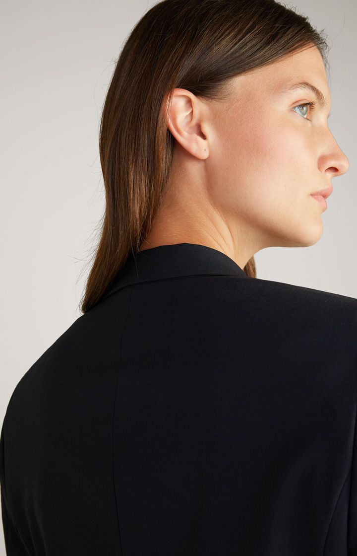 JOOP! Taillierter marineblauer Blazer, klassische Passform, Einknopfverschluss