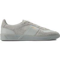 Wildleder- und Leder-Court-Sneakers