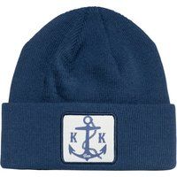 Vintage Anker-Patch Strickmütze