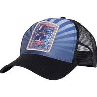 King Kerosin Herren Trucker Cap Raw & Violent blau