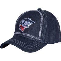Denim Trucker Cap mit Grafikstickerei