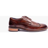 Hush Puppies Dustin Herren Brogue Schuhe Schokolade