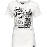 Vintage Motorrad Grafik T-Shirt