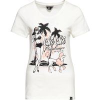 T-Shirt mit Poodle-Grafik im Vintage-Stil