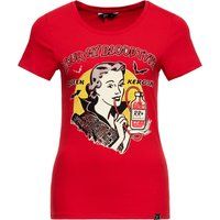 Retro Rock'n'Roll Vampir Grafik T-Shirt
