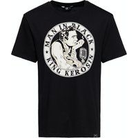 Herren Baumwoll T-Shirt mit Grafikprint