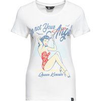 Vintage Pin-Up Grafik T-Shirt