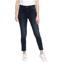 Schlanke, hochtaillierte Jeans