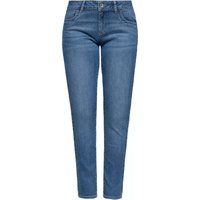 Schlankes Bein Mid-Rise Denim Jeans