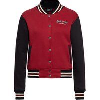 Retro College Jacke mit Stickerei