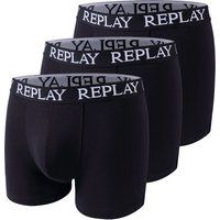 Schwarze Boxershorts mit Logo-Bund im Set