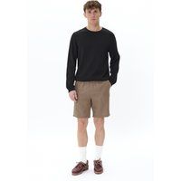 Leinen-Baumwoll-Shorts mit entspannter Passform