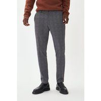 Schmal geschnittene Glen Plaid Hose