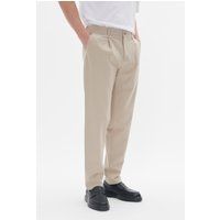 Beige Hose mit geradem Bein