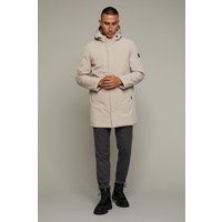 Moderner Parka-Jacke mit gerader Passform und Kapuze