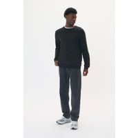 Klassisches Langarm-Sweatshirt mit Rundhalsausschnitt