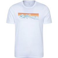 Mountain Warehouse - "Lake District" T-Shirt für Herren (Weiß)