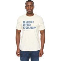 Duck and Cover - "Bloxx" T-Shirt für Herren (Naturweiß)