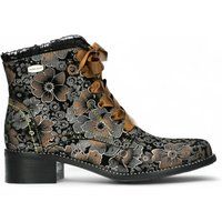 Floraler Knöchelstiefel im viktorianischen Stil