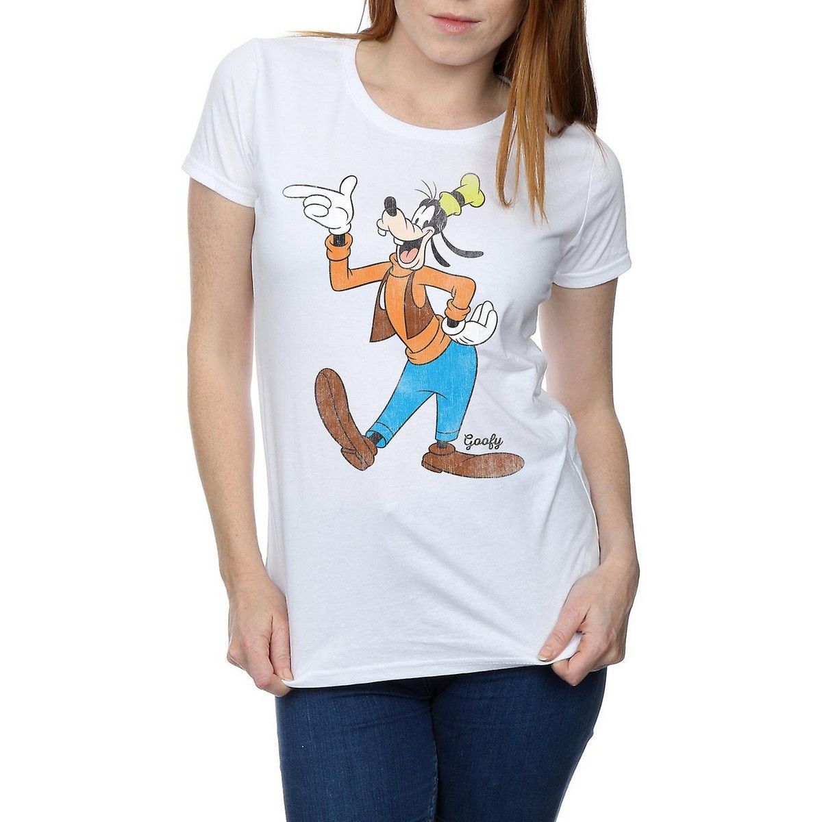 Damen Minnie Maus Grafik T-Shirt