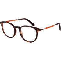 Runde Lesebrille mit Schildpattmuster