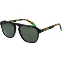 Sonnenbrille im Aviator-Stil mit Schildpattakzenten