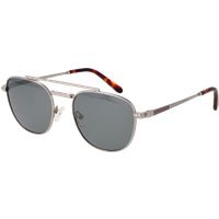 Silberfarbene Pilotenbrille