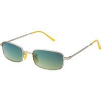 Rechteckige Sonnenbrille mit Farbverlaufsglas