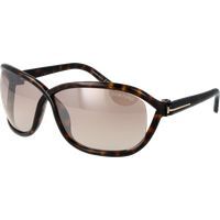 Übergroße Sonnenbrille mit Schmetterlingsrahmen