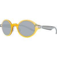 Runde Sonnenbrille mit grauen Gläsern