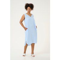 Ärmelloses A-Linien-Midikleid