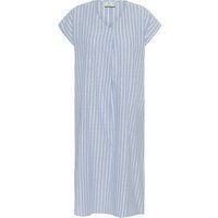 Gestreiftes lässiges T-Shirt-Kleid