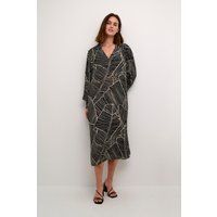 Locker geschnittenes Midi-Hemdkleid