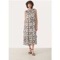 Kleid Gerade Passform black offwhite