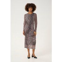 Tailliertes Kleid animal