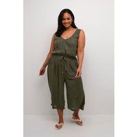 Lockerer, ärmelloser Jumpsuit
