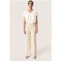 Ärmellose Bluse Gerade Passform Whisper White
