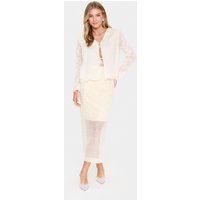 Kurzarm-Bluse A-shape Ice white