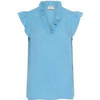 Kurzarm-Bluse Regular fit Heritage Blue light blue